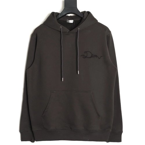 Dior CD Signature Embroidered Hoodie,Dior
