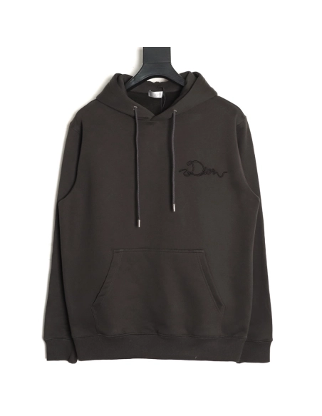 Dior CD Signature Embroidered Hoodie,Dior