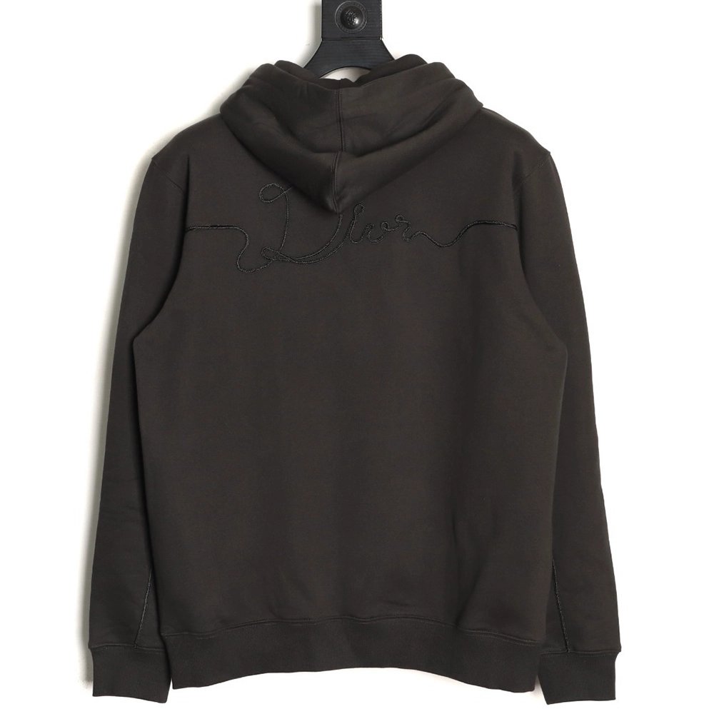 Dior CD Signature Embroidered Hoodie,Dior