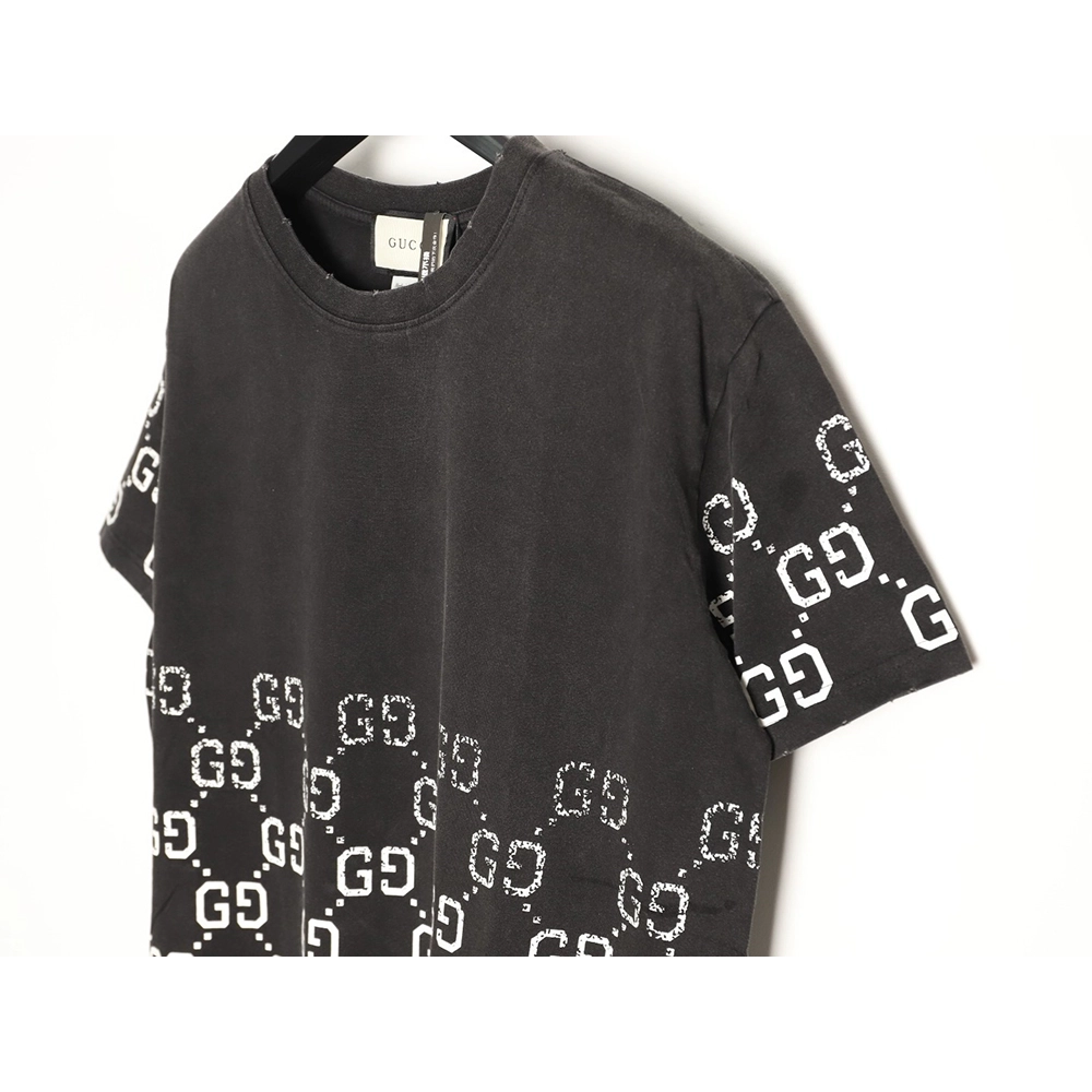 Gucci Double GG Print Gradient Short-Sleeve T-Shirt,Gucci