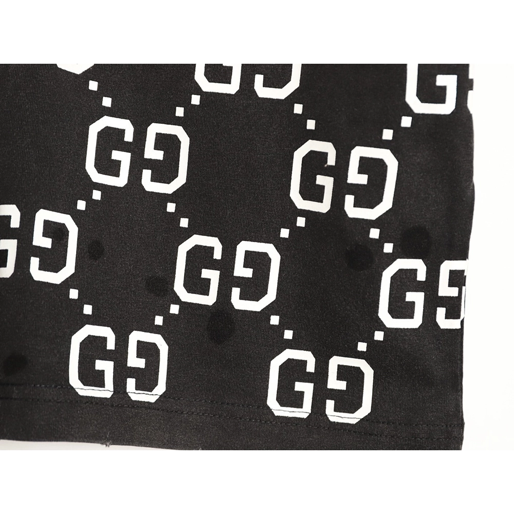 Gucci Double GG Print Gradient Short-Sleeve T-Shirt,Gucci
