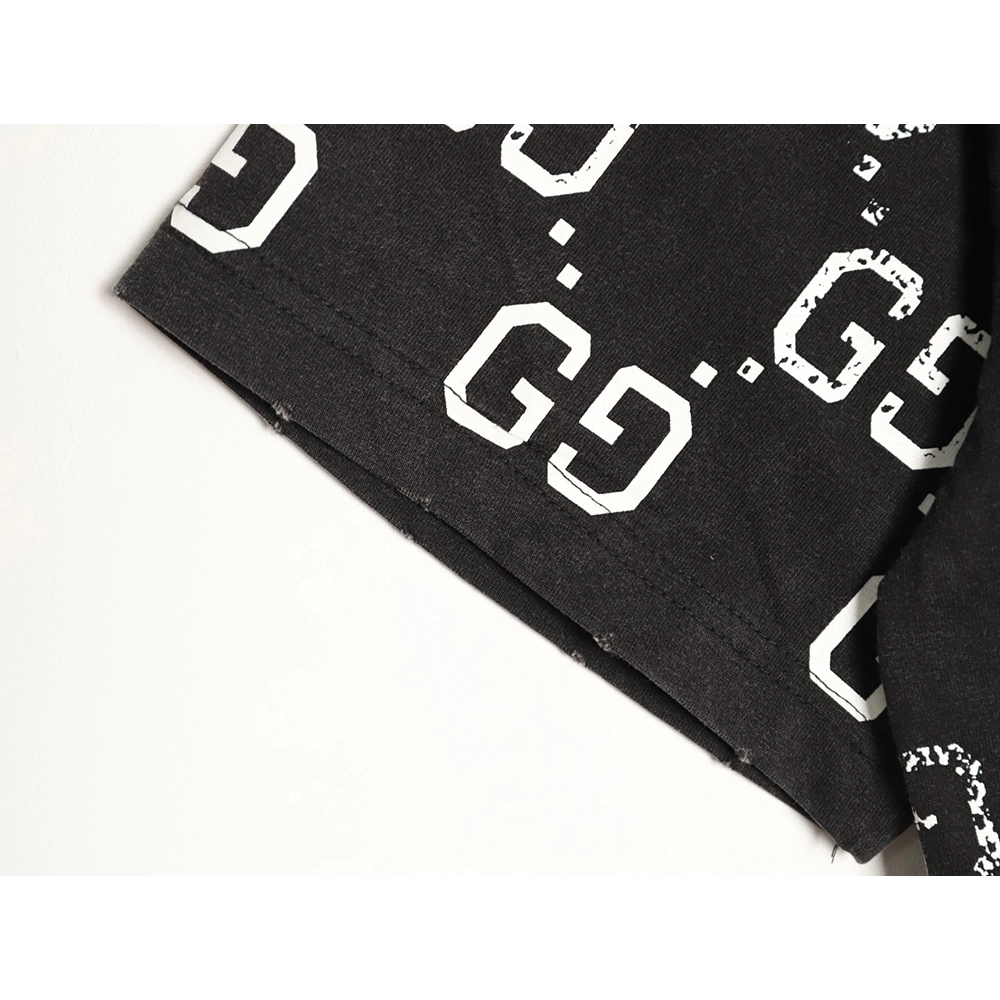 Gucci Double GG Print Gradient Short-Sleeve T-Shirt,Gucci