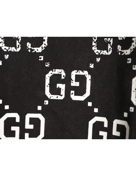 Gucci Double GG Print Gradient Short-Sleeve T-Shirt,Gucci