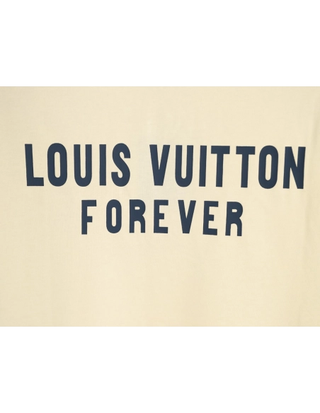 Louis Vuitton inverted logo lettering pocket print short-sleeved T-shirt,Louis Vuitton