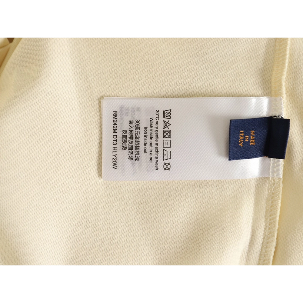 Louis Vuitton inverted logo lettering pocket print short-sleeved T-shirt,Louis Vuitton