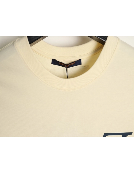 Louis Vuitton inverted logo lettering pocket print short-sleeved T-shirt,Louis Vuitton