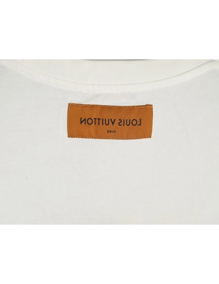 Louis Vuitton tri-flower logo print short-sleeved shirt,Louis Vuitton