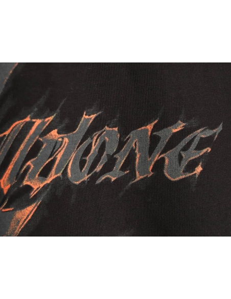 We11done "Flame Barrage" Logo Letter Print Short-Sleeve T-Shirt TSK2,We11done