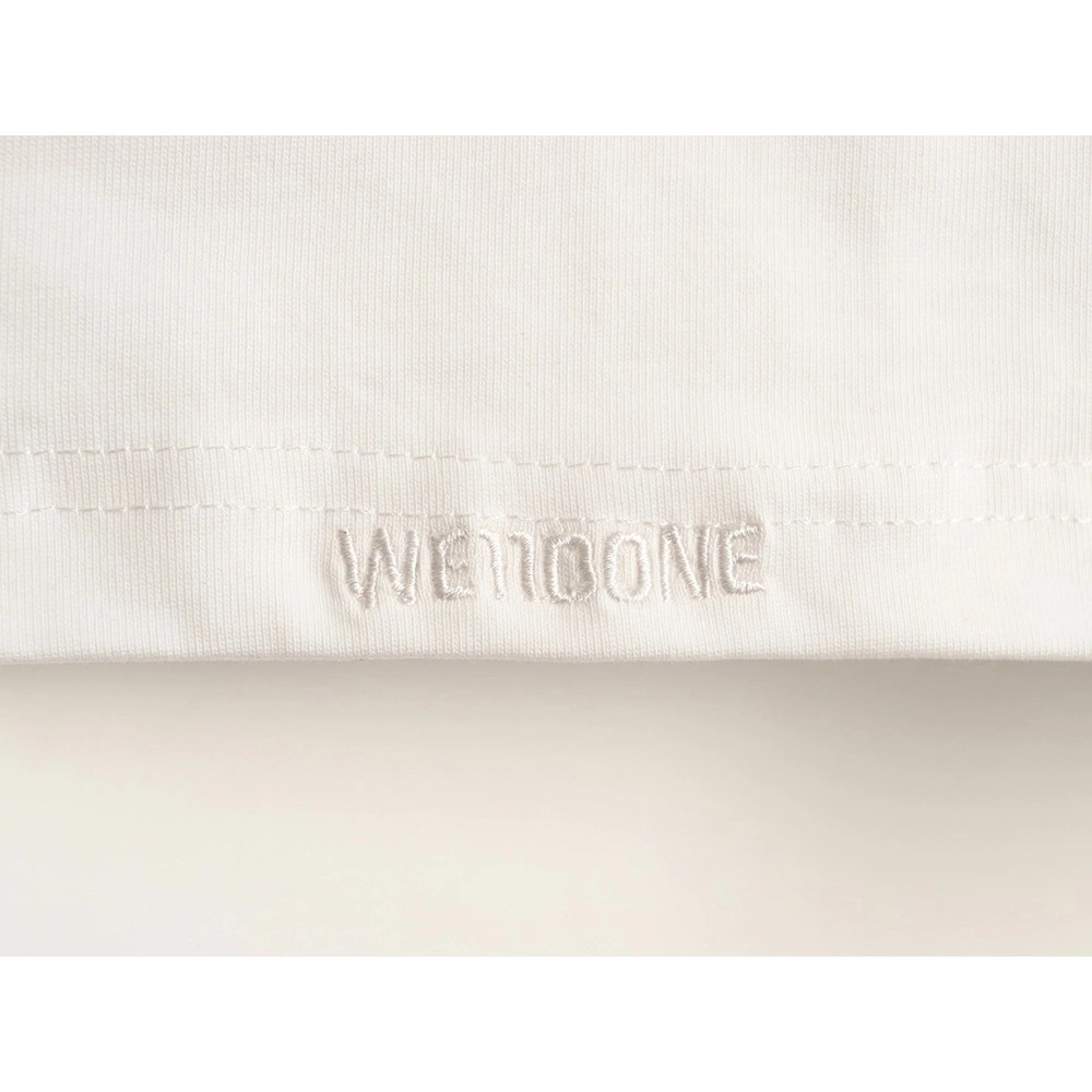 We11done "Flame Barrage" Logo Letter Print Short-Sleeve T-Shirt,We11done