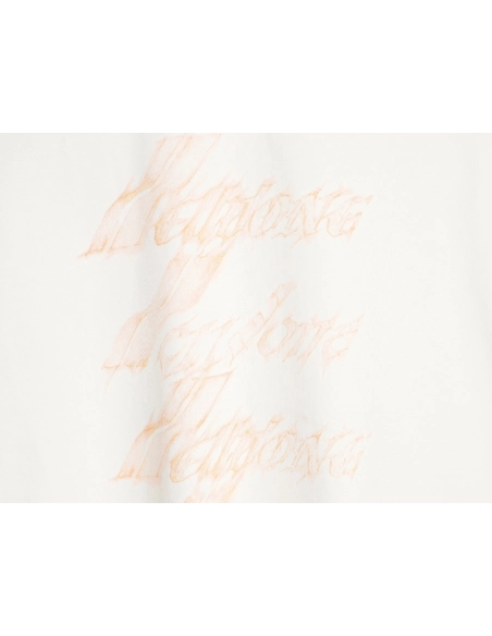We11done "Flame Barrage" Logo Letter Print Short-Sleeve T-Shirt,We11done