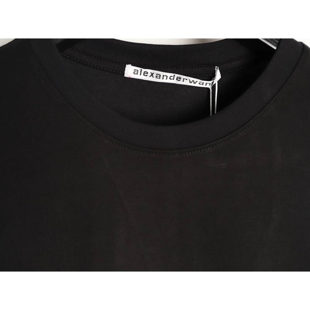 Alexander Wang Foamed-Letter Short-Sleeve T-Shirt TSK3,Alexander Wang