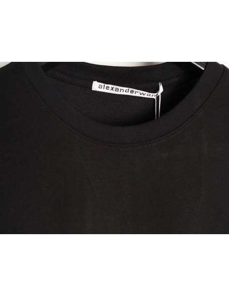 Alexander Wang Foamed-Letter Short-Sleeve T-Shirt TSK3,Alexander Wang