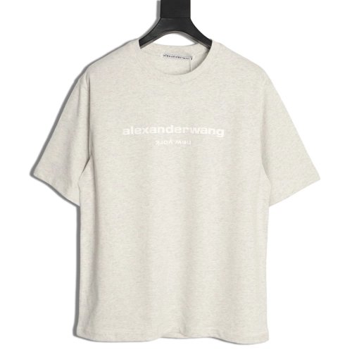 Alexander Wang Foamed-Letter Short-Sleeve T-Shirt TSK2,Alexander Wang