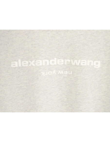 Alexander Wang Foamed-Letter Short-Sleeve T-Shirt TSK2,Alexander Wang