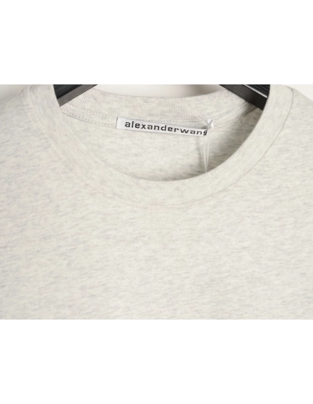 Alexander Wang Foamed-Letter Short-Sleeve T-Shirt TSK2,Alexander Wang