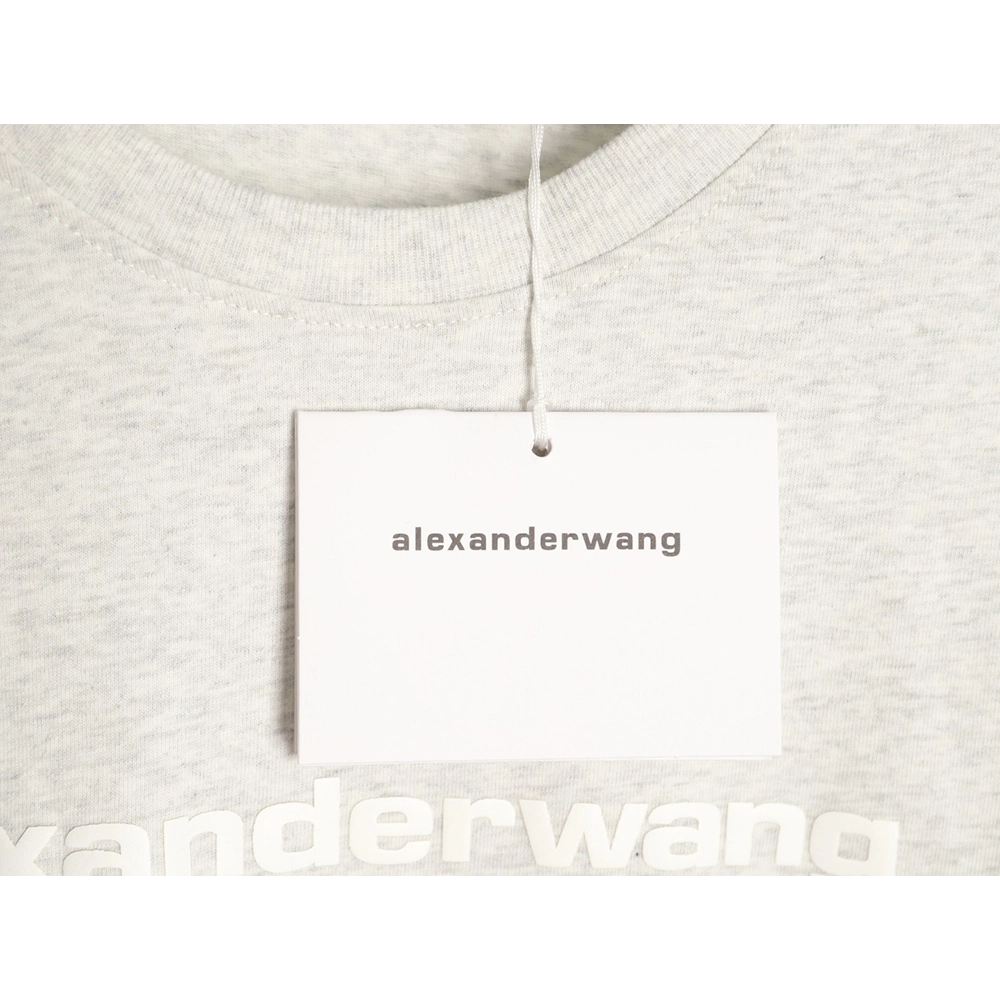 Alexander Wang Foamed-Letter Short-Sleeve T-Shirt TSK2,Alexander Wang