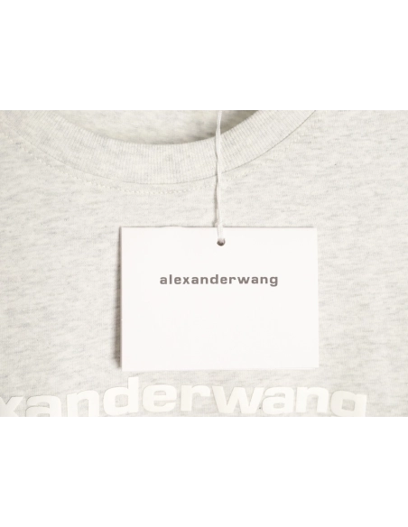 Alexander Wang Foamed-Letter Short-Sleeve T-Shirt TSK2,Alexander Wang