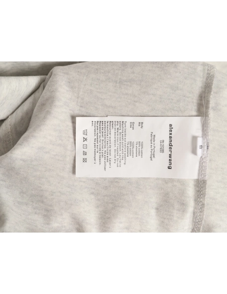 Alexander Wang Foamed-Letter Short-Sleeve T-Shirt TSK2,Alexander Wang