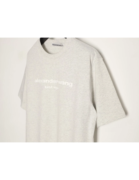 Alexander Wang Foamed-Letter Short-Sleeve T-Shirt TSK2,Alexander Wang
