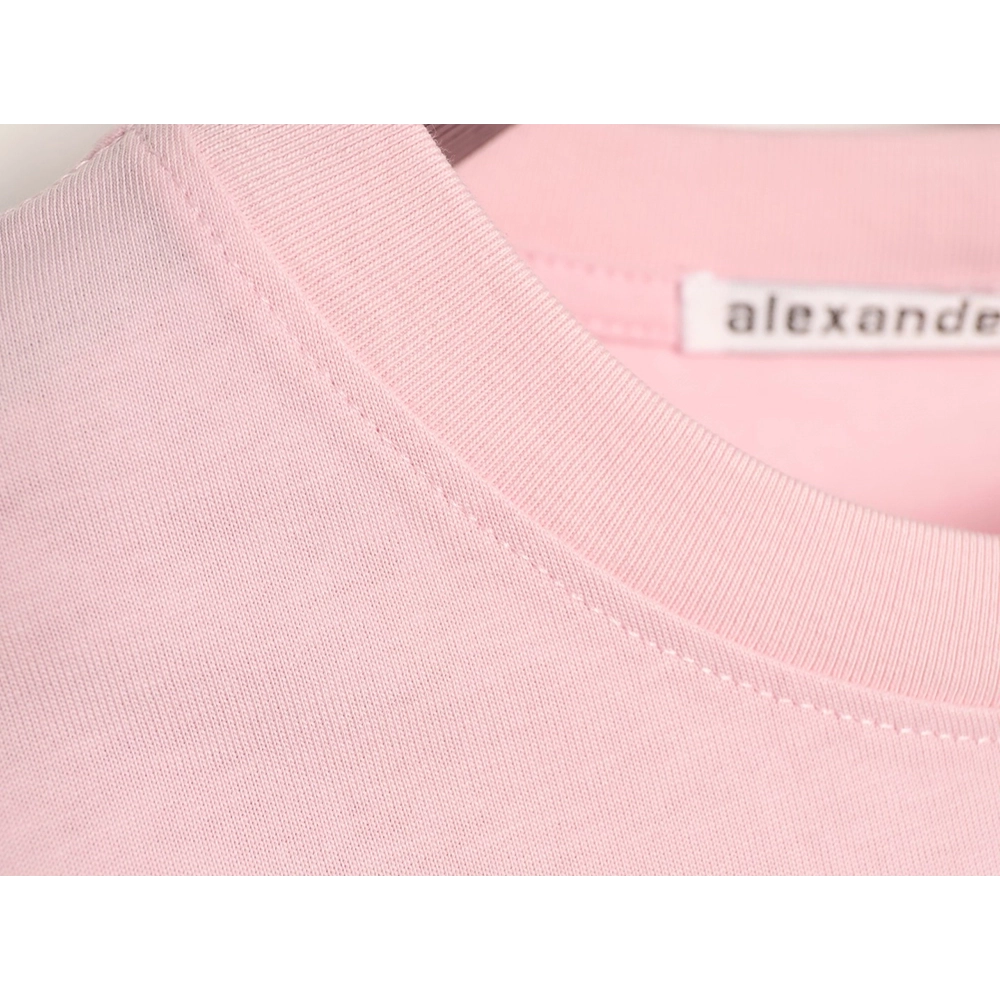 Alexander Wang Foamed-Letter Short-Sleeve T-Shirt TSK1,Alexander Wang