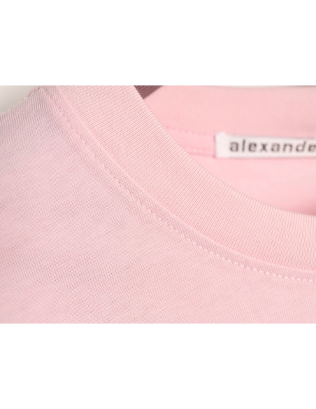 Alexander Wang Foamed-Letter Short-Sleeve T-Shirt TSK1,Alexander Wang