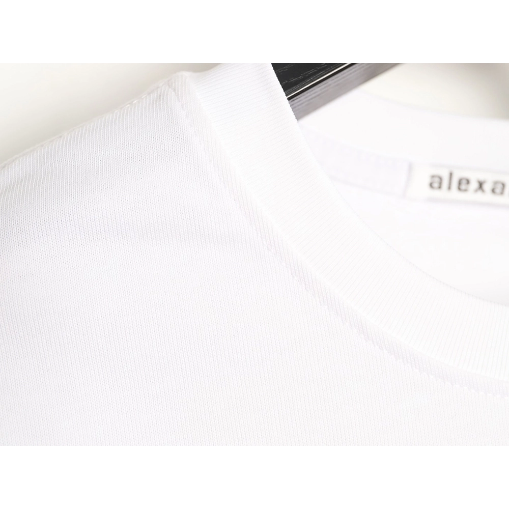 Alexander Wang Foamed-Letter Short-Sleeve T-Shirt,Alexander Wang