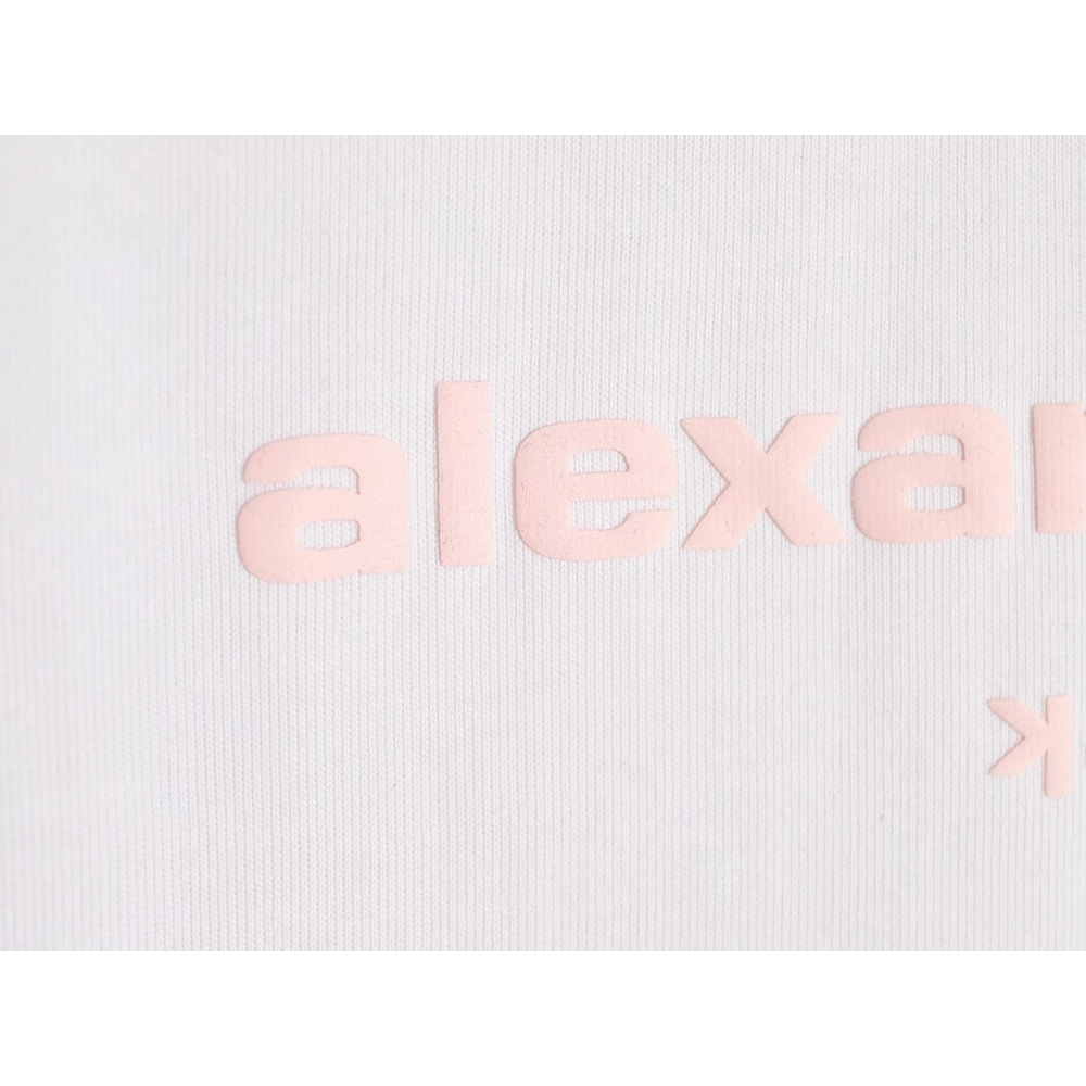 Alexander Wang Foamed-Letter Short-Sleeve T-Shirt,Alexander Wang