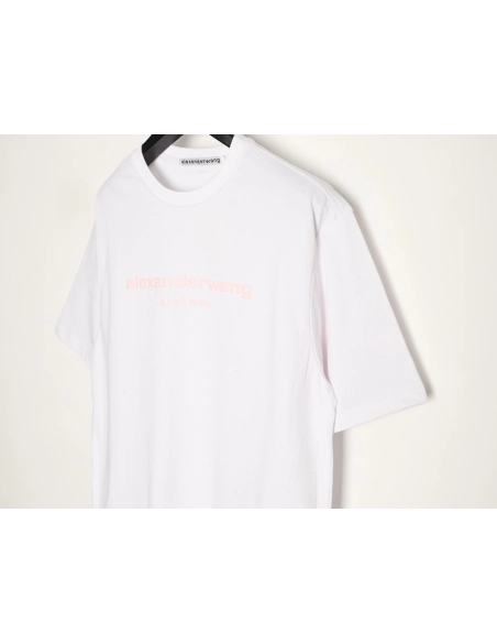 Alexander Wang Foamed-Letter Short-Sleeve T-Shirt,Alexander Wang