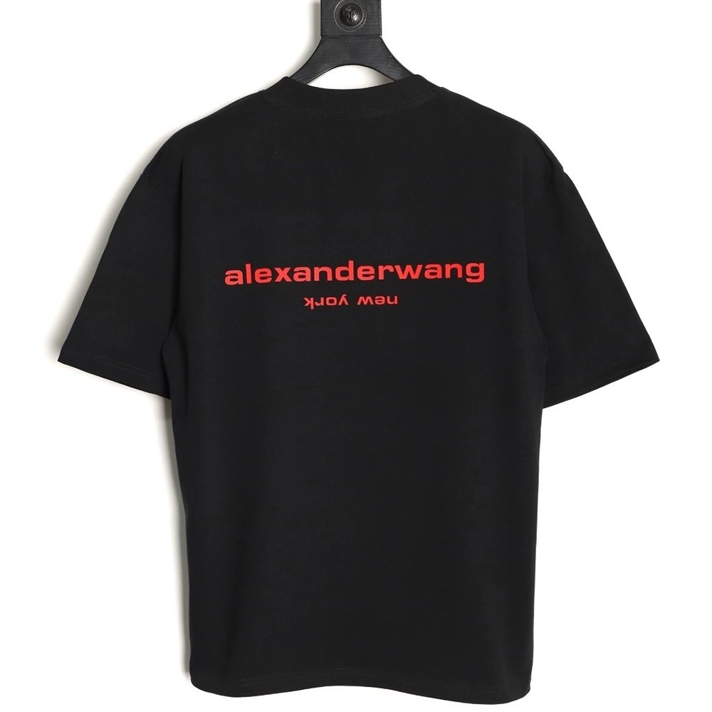Alexander Wang Red Letter Short-Sleeve T-Shirt TSK1,Alexander Wang