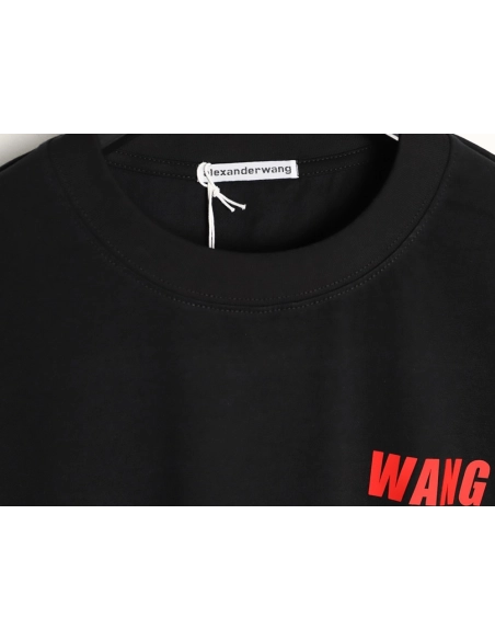 Alexander Wang Red Letter Short-Sleeve T-Shirt TSK1,Alexander Wang