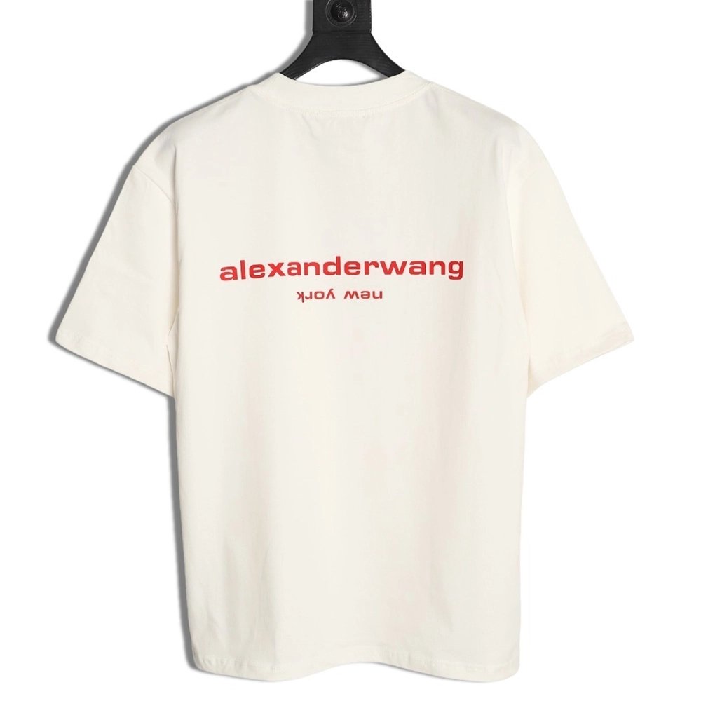 Alexander Wang Red Letter Short-Sleeve T-Shirt,Alexander Wang