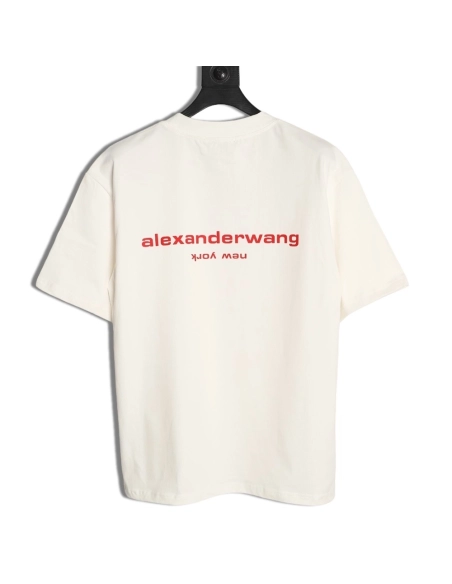 Alexander Wang Red Letter Short-Sleeve T-Shirt,Alexander Wang