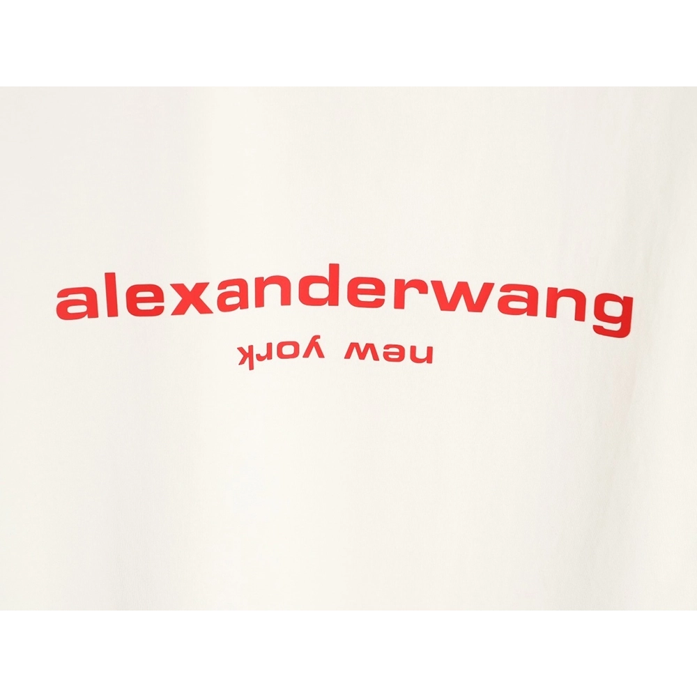 Alexander Wang Red Letter Short-Sleeve T-Shirt,Alexander Wang