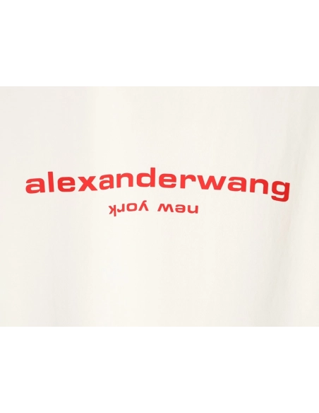 Alexander Wang Red Letter Short-Sleeve T-Shirt,Alexander Wang