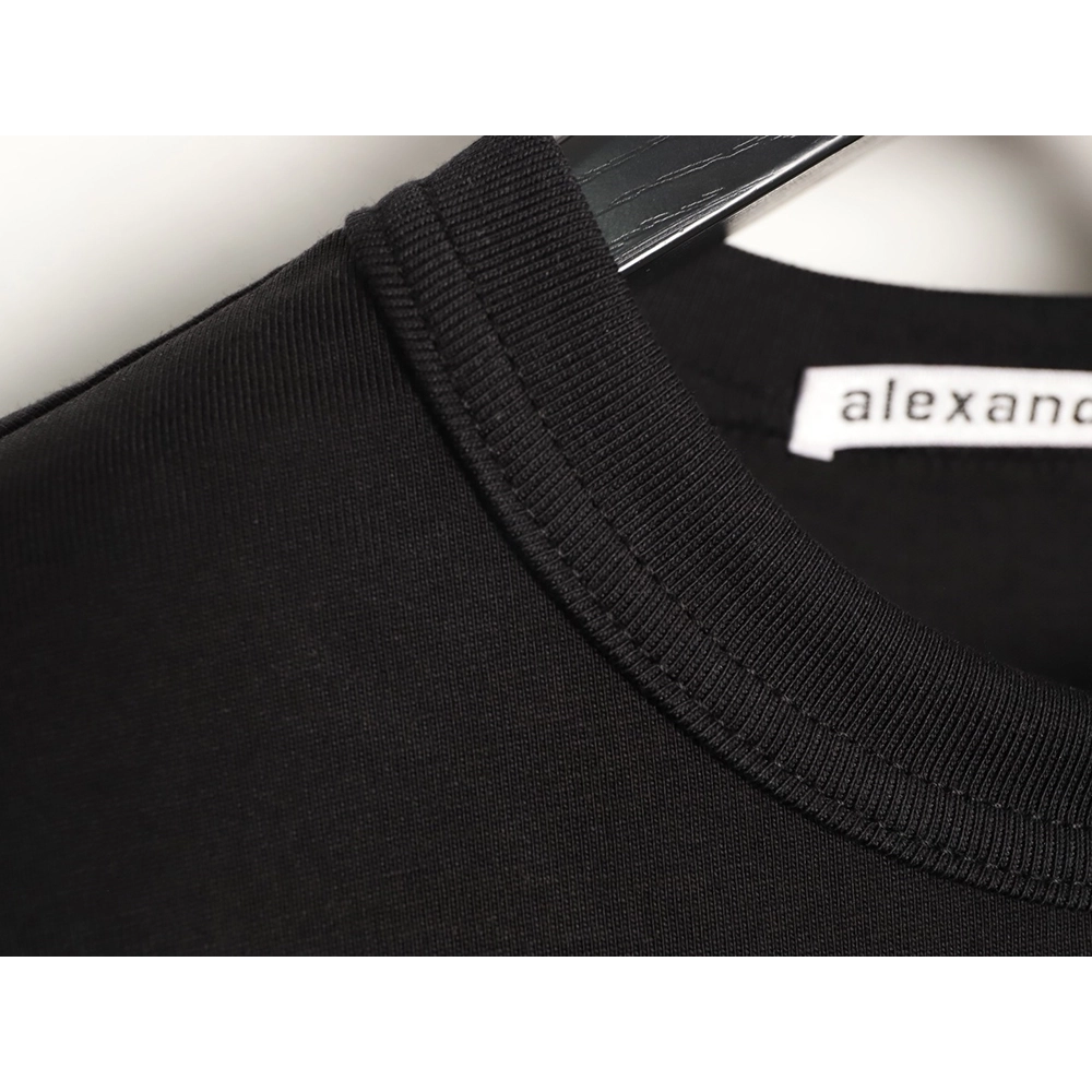 Alexander Wang Rhinestone Letter Short-Sleeve T-Shirt TSK2,Alexander Wang