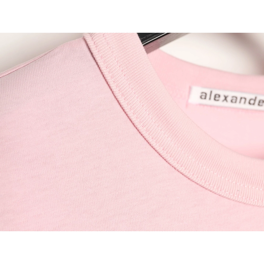 Alexander Wang Rhinestone Letter Short-Sleeve T-Shirt,Alexander Wang