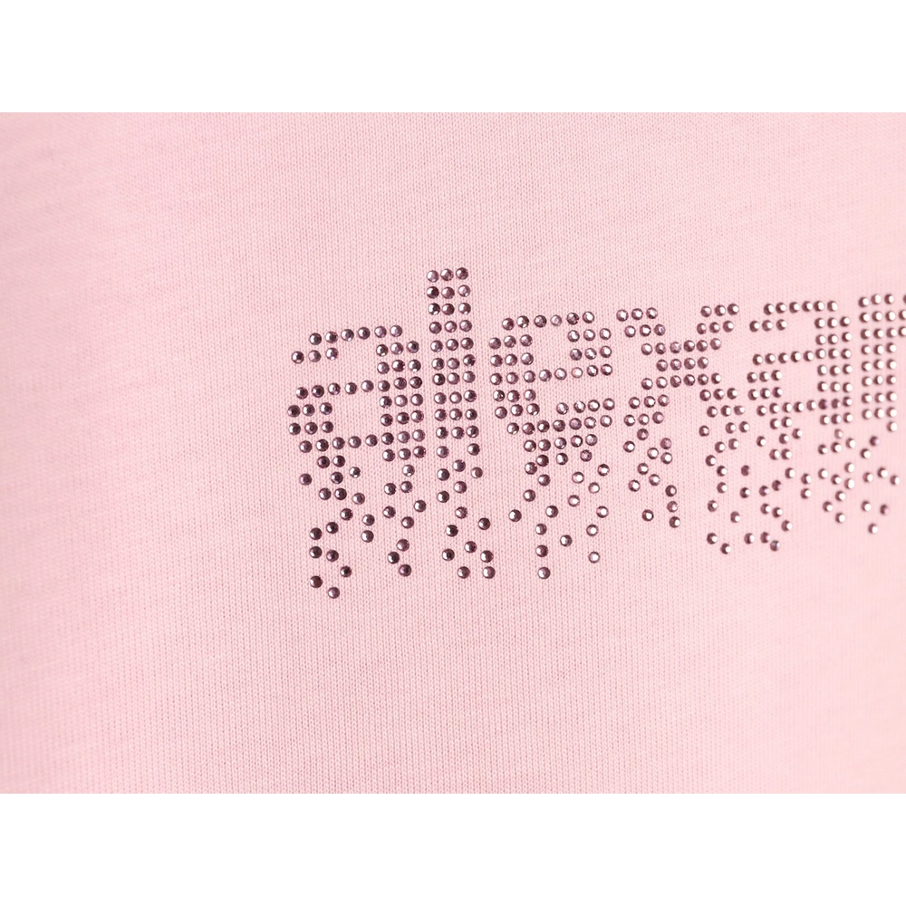 Alexander Wang Rhinestone Letter Short-Sleeve T-Shirt,Alexander Wang