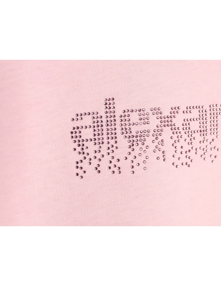 Alexander Wang Rhinestone Letter Short-Sleeve T-Shirt,Alexander Wang