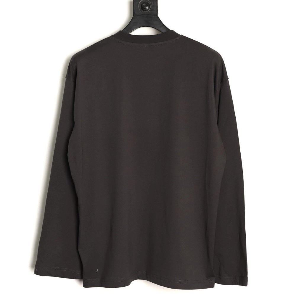 Alexander Wang shield-patterned letter print long-sleeved T-shirt,Alexander Wang
