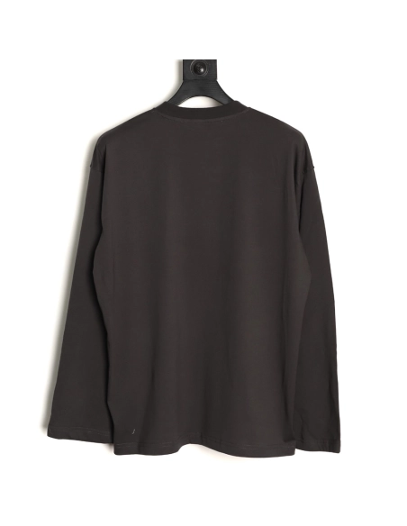 Alexander Wang shield-patterned letter print long-sleeved T-shirt,Alexander Wang