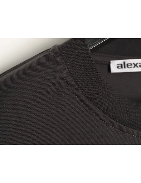 Alexander Wang shield-patterned letter print long-sleeved T-shirt,Alexander Wang