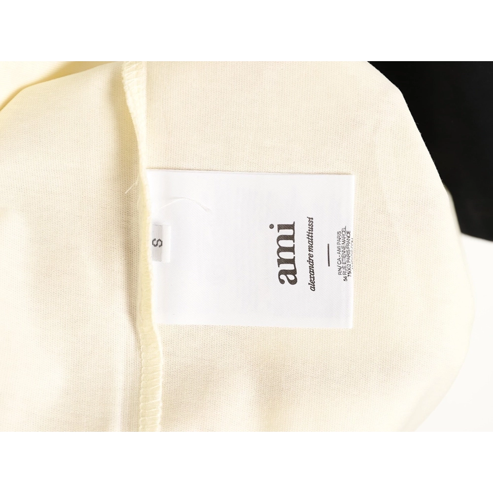 Ami Paris Color-Block Short-Sleeve T-Shirt TSK2,Ami