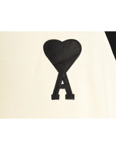 Ami Paris Color-Block Short-Sleeve T-Shirt TSK2,Ami
