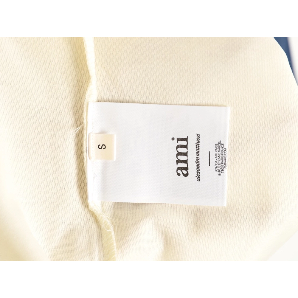 Ami Paris Color-Block Short-Sleeve T-Shirt TSK1,Ami