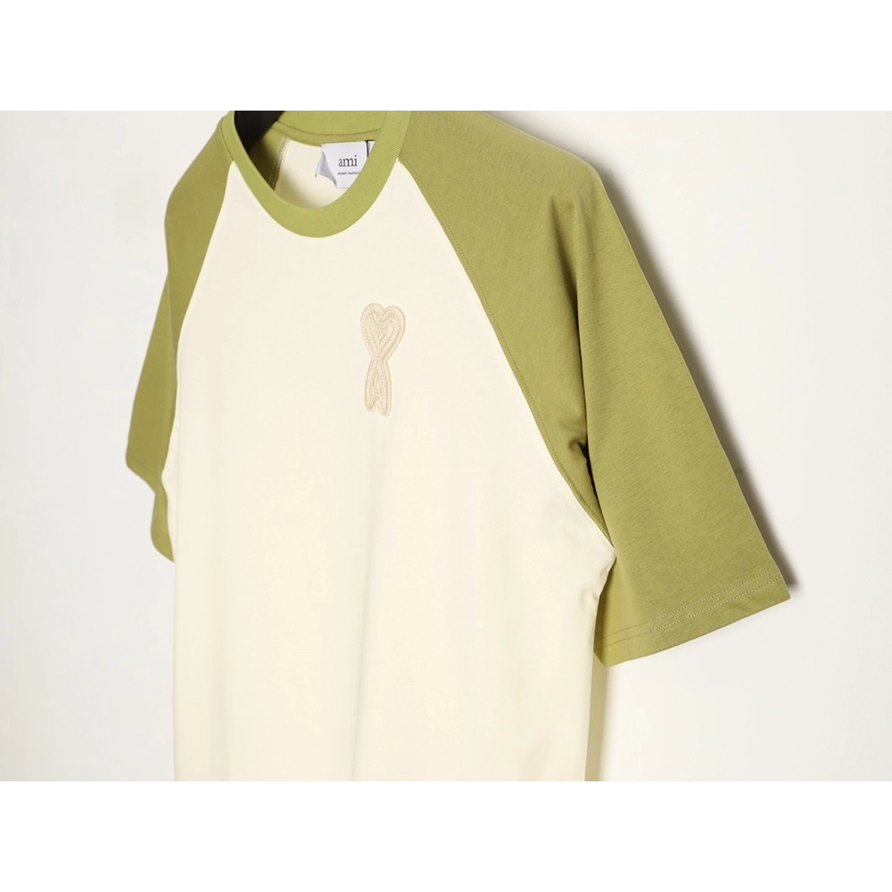 Ami Paris Color-Block Short-Sleeve T-Shirt,Ami
