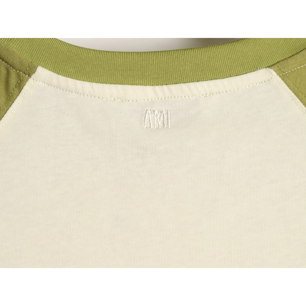 Ami Paris Color-Block Short-Sleeve T-Shirt,Ami