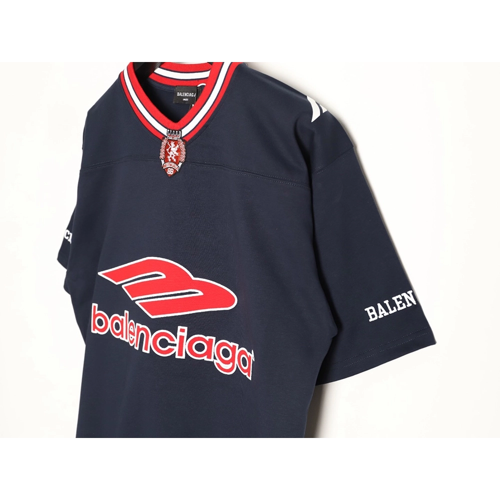 Balenciaga 3M embroidered Manchester United logo short-sleeved T-shirt,Balenciaga
