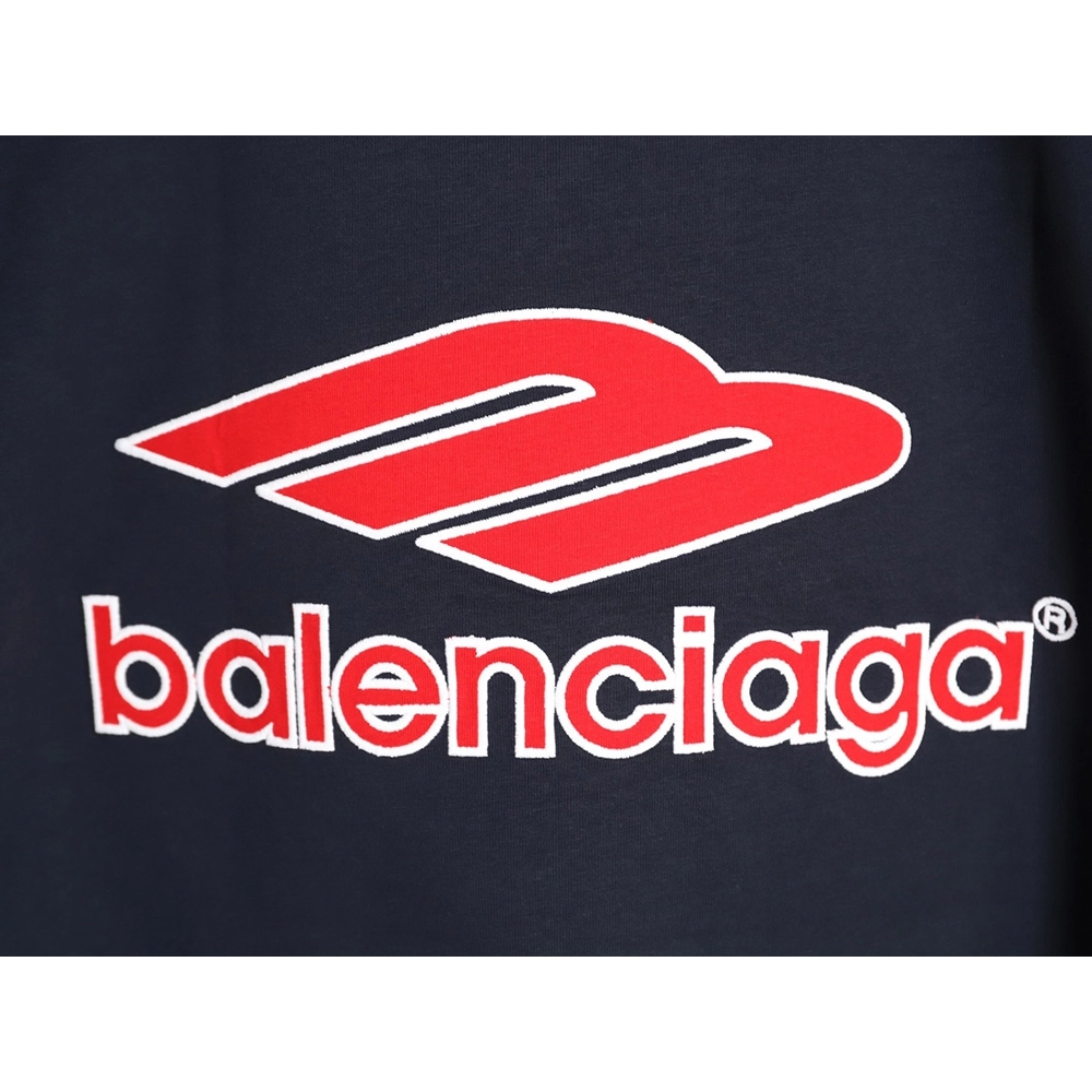 Balenciaga 3M embroidered Manchester United logo short-sleeved T-shirt,Balenciaga