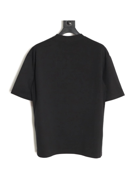 Balenciaga chest 3D embroidered lettering short-sleeved T-shirt TSK1,Balenciaga