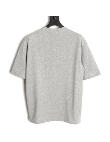 Balenciaga chest 3D embroidered lettering short-sleeved T-shirt,Balenciaga